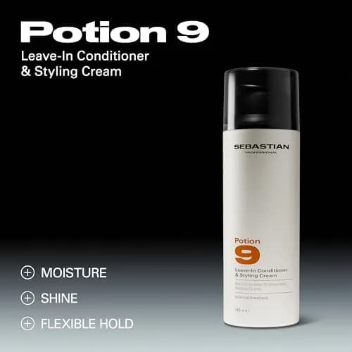 Sebastian Professional Potion 9 Wearable Hair Styling Treatment Cream 145ml (4.9 Fl Oz) | Flexible Hold for Moisture & Shine thumbnail 3