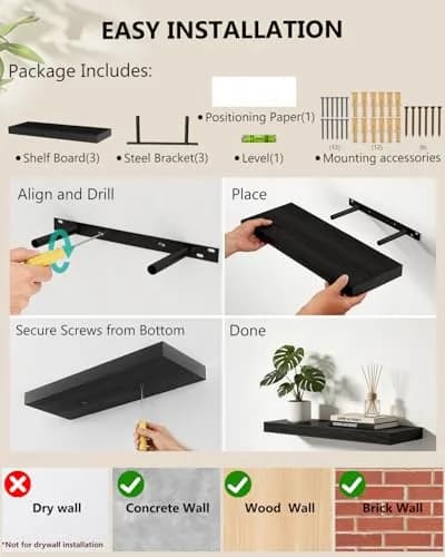 WALI Black Soundbar Mount for Sonos Arc & Arc Ultra, Set of 3 | Heavy Duty 10.2 kg (22 lbs) Capacity thumbnail 9