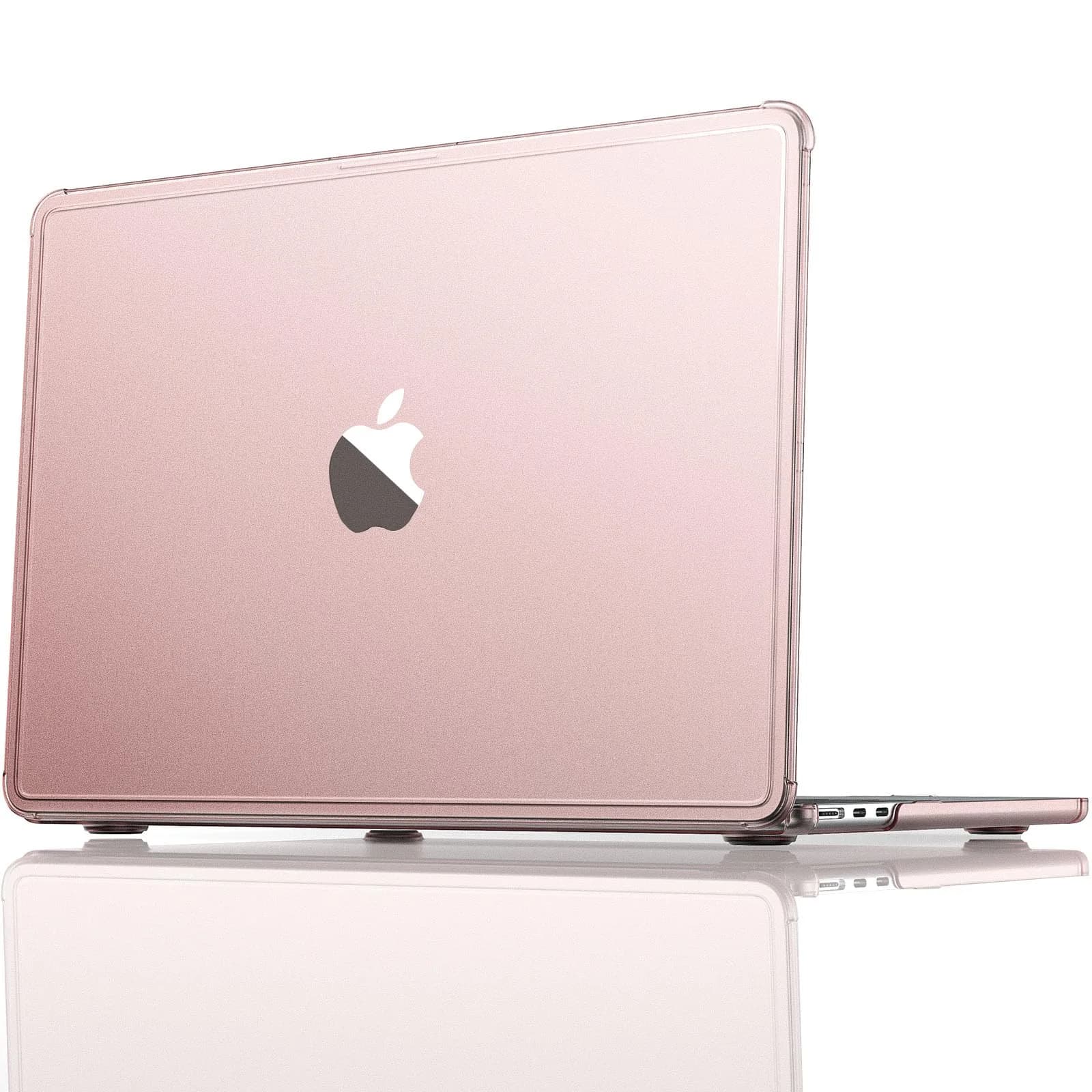 EooCoo Reinforced Anti-Crack Case for MacBook Air 13 inch | Slim, Shockproof & True-to-Device — Pink