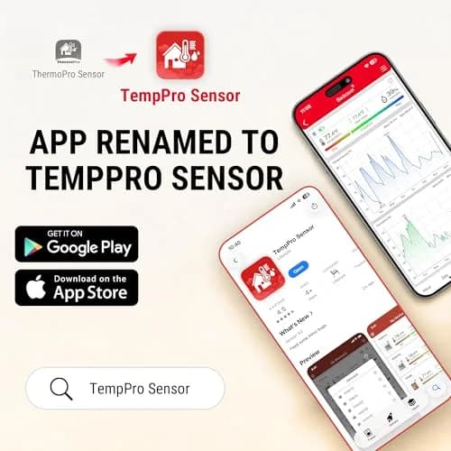 TempPro TempAir Digital Hygrometer & Thermometer 3 Pack | Indoor & Outdoor Monitoring thumbnail 4