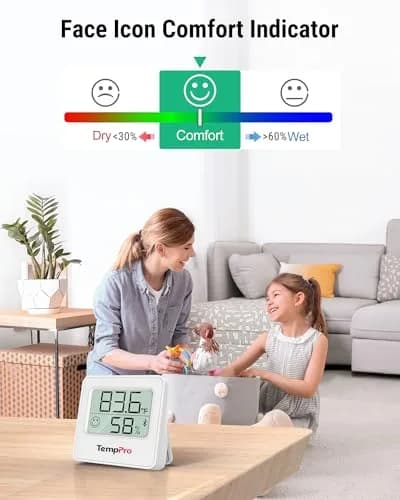 TempPro TempAir Digital Hygrometer & Thermometer 3 Pack | Indoor & Outdoor Monitoring thumbnail 5