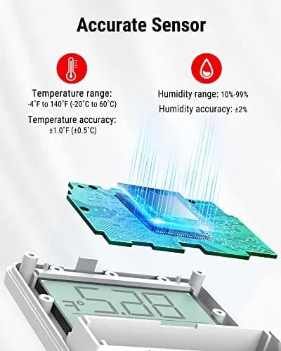 TempPro TempAir Digital Hygrometer & Thermometer 3 Pack | Indoor & Outdoor Monitoring thumbnail 3