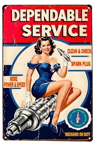 ARTCLUB Vintage Metal Sign 11.81 x 7.87 Inches | Retro Automotive Nostalgia thumbnail 1