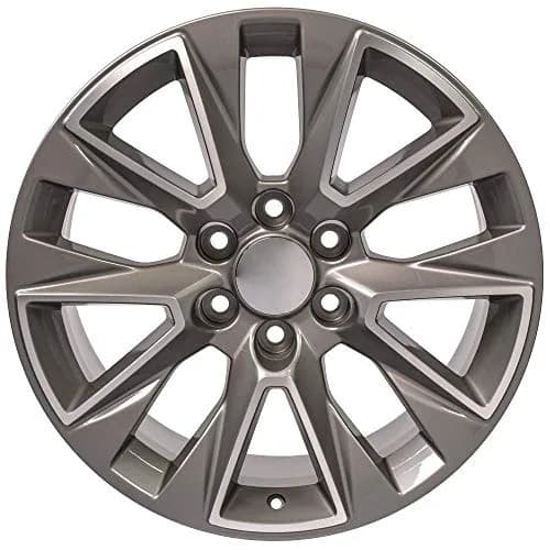 OE Wheels CV26 20x9 Silver Wheels | 6x139.7 Bolt Pattern, 28ET Offset, 275/55R20 TBB Tires thumbnail 2