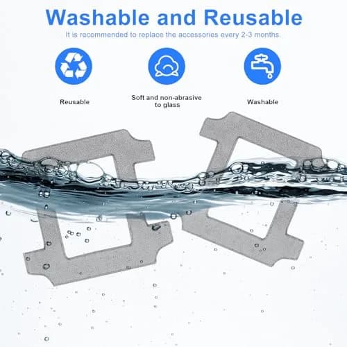 Frexusuent Microfiber Cleaning Rag for ECOVACS WINBOT W2S/W2S Omni Window Cleaner Robot (12-Pack) thumbnail 5