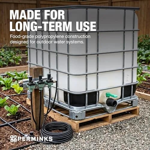 PERMINKS IBC Tote Adapter S60x6 60mm Coarse Thread to 2" NPT, 275-330 Gal, 2-Pack | Connect IBC Tanks to NPT Plumbing thumbnail 7