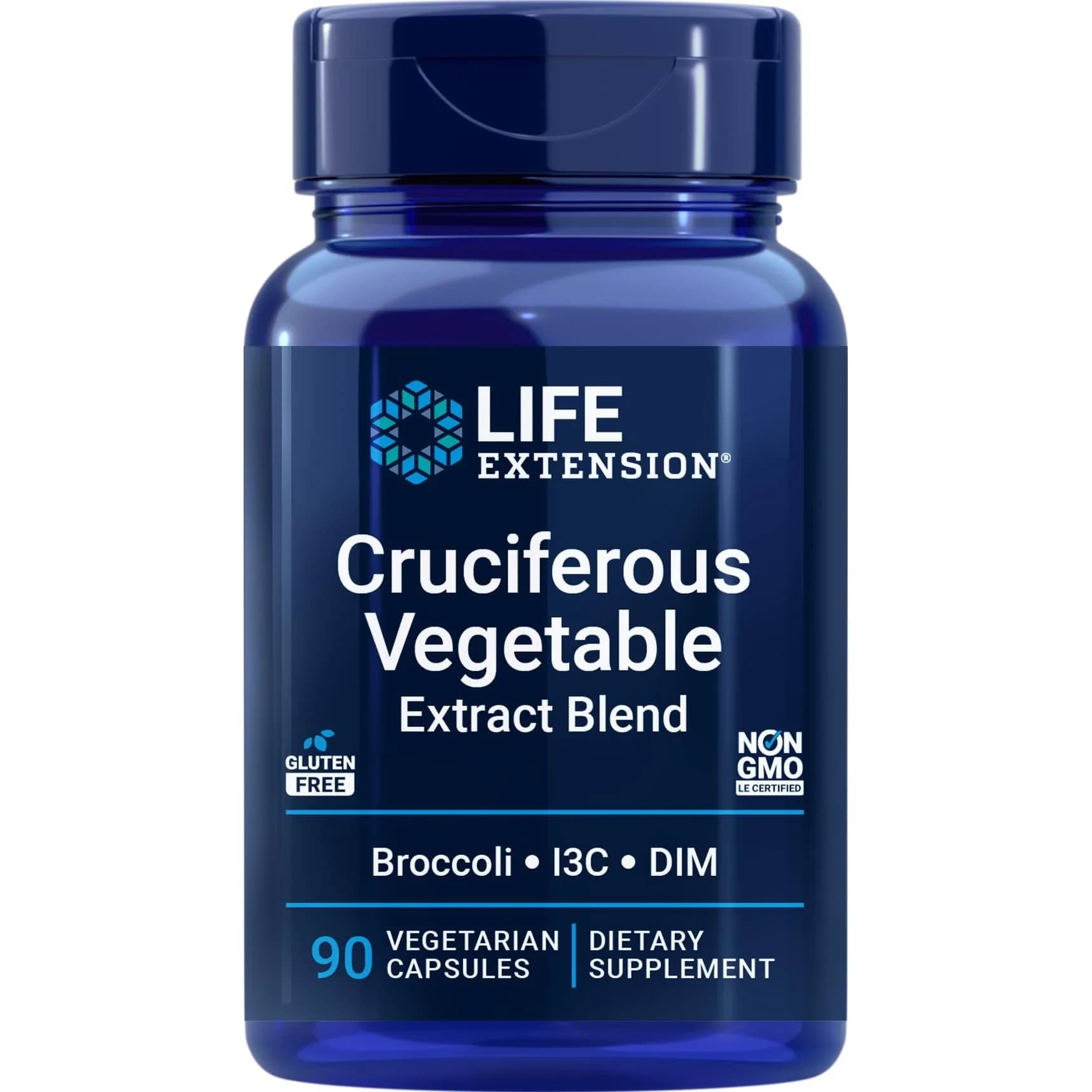 Life Extension Cruciferous Vegetable Extract Blend 90 Vegetarian Capsules | Supports Cellular Health — Capsule