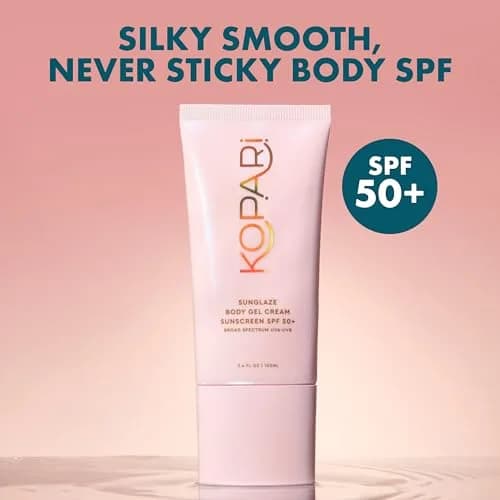 Kopari Sunglaze Body Gel Cream Sunscreen SPF 50+ 100ml (3.4 Fl Oz) | Broad-Spectrum Protection with Hyaluronic Acid & Coconut Oil thumbnail 2