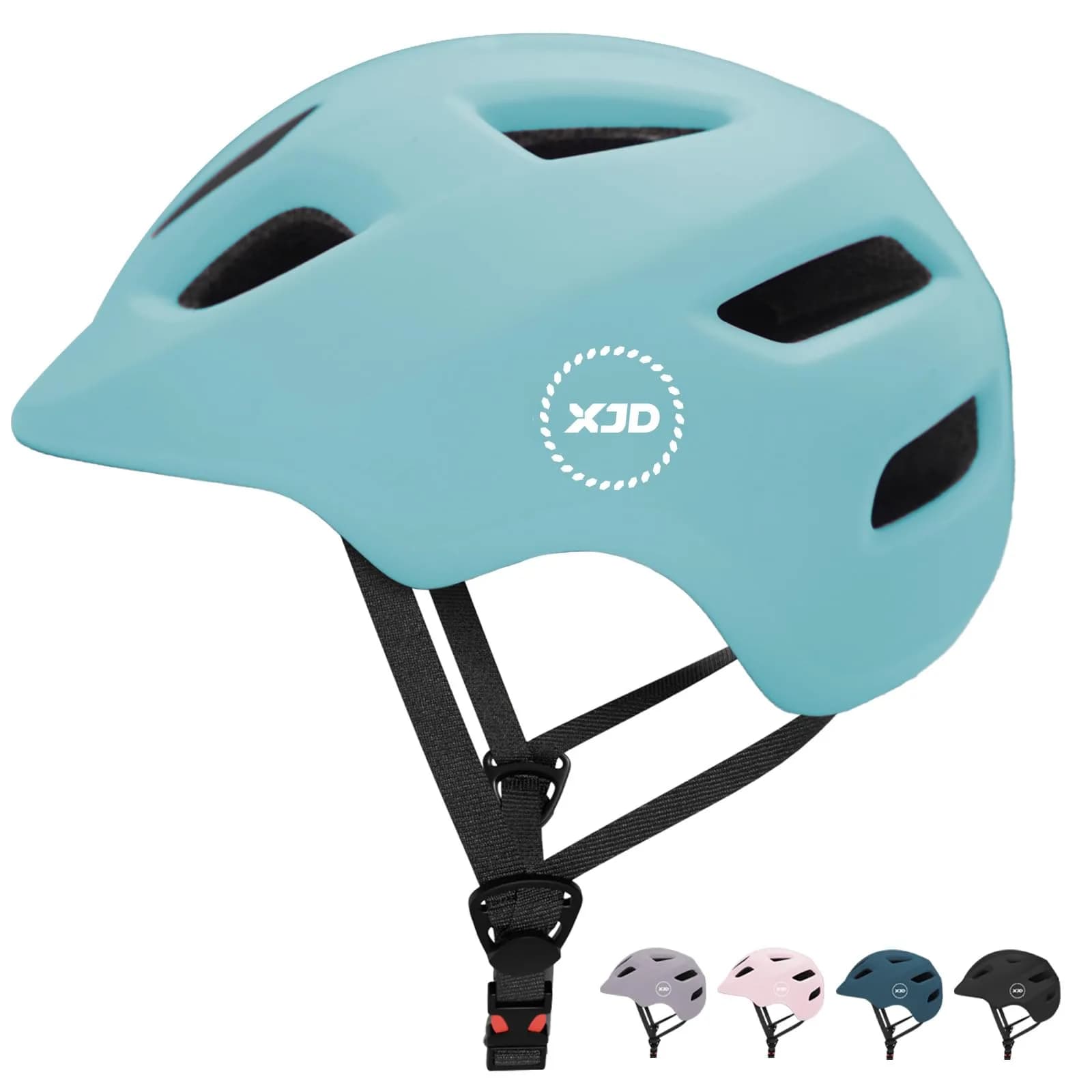 XJD Toddler Helmet - Grayish Blue, Small (52-56 cm) - Multi-Sport Adjustable Bike & Skateboard Helmet for Infants & Kids