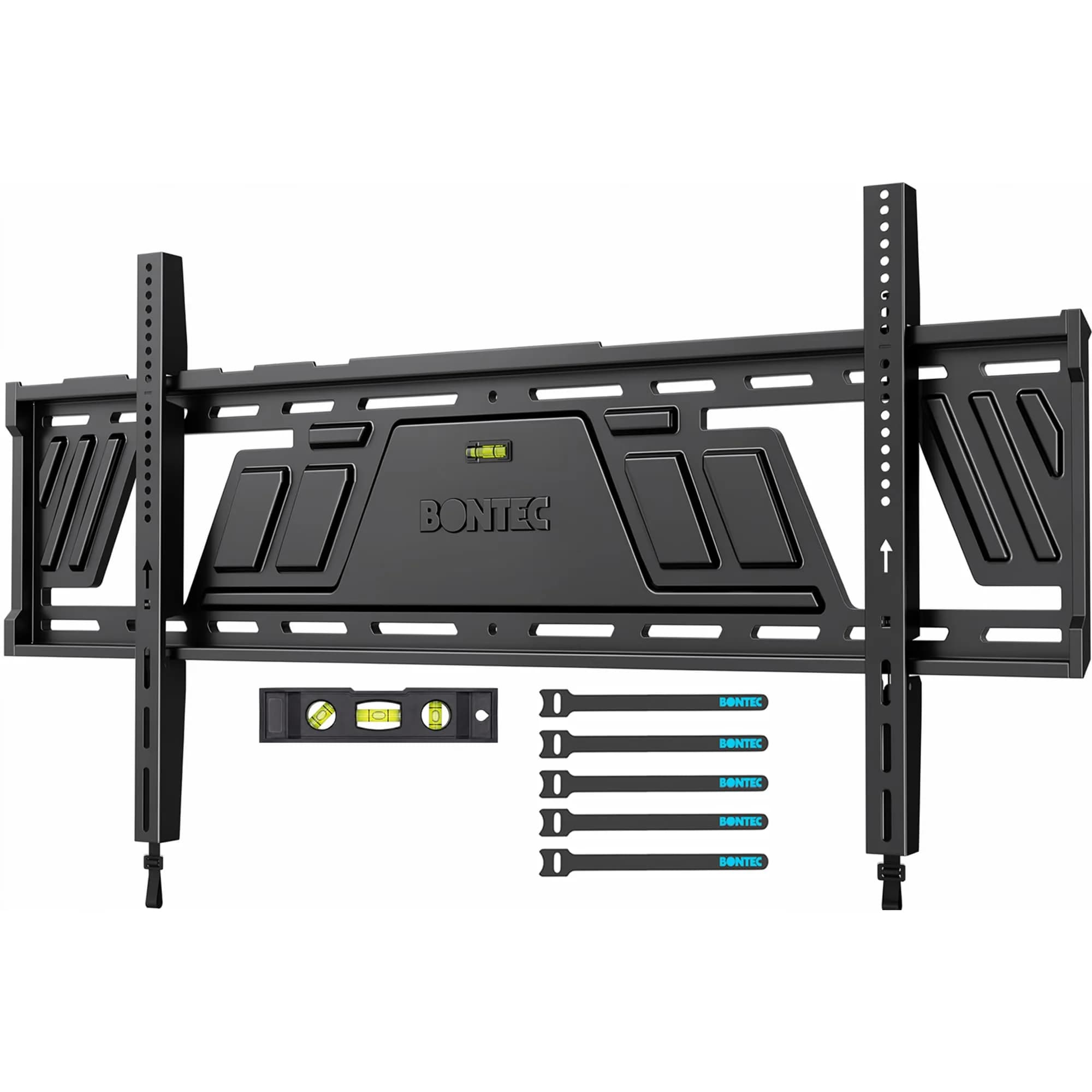 BONTEC Heavy Duty Fixed TV Wall Mount 43-100 Inch TVs, 220 lbs Capacity, VESA 800x600mm | Secure One-Piece Steel Bracket for Large Screens