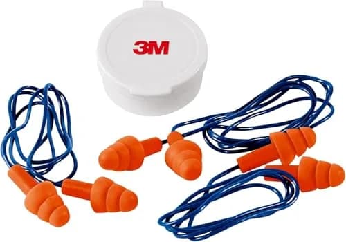 3M Corded Reusable Earplugs 6 Pair (Pack of 2) | NRR 25 dB Noise Reduction thumbnail 6