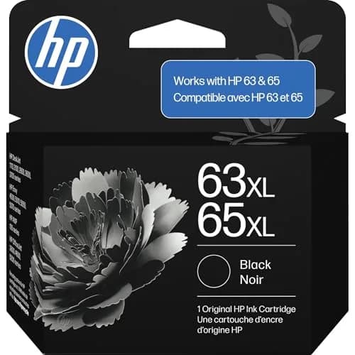 HP 63XL / 65XL Black High-Yield Ink Cartridge | Fade-Resistant Documents thumbnail 1