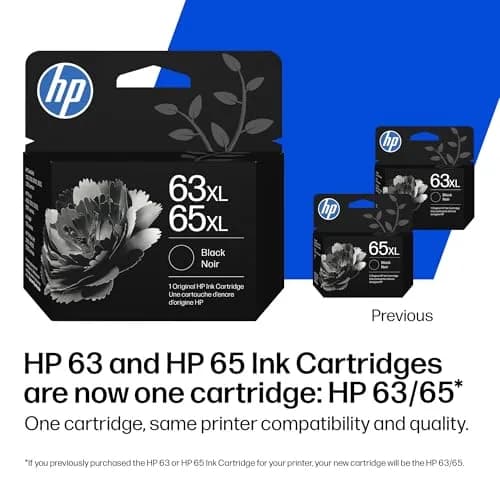 HP 63XL / 65XL Black High-Yield Ink Cartridge | Fade-Resistant Documents thumbnail 3