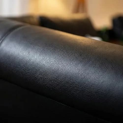 Topcomfy Leather L-Shaped Couch Set 97.5"L x 69.5"W | Modern, Skin-Friendly, Supportive thumbnail 6