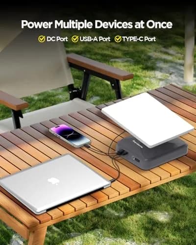 GENDOME 288Wh Power Bank for Starlink Mini | All-in-One Outdoor Camping Kit (70-120c) thumbnail 5