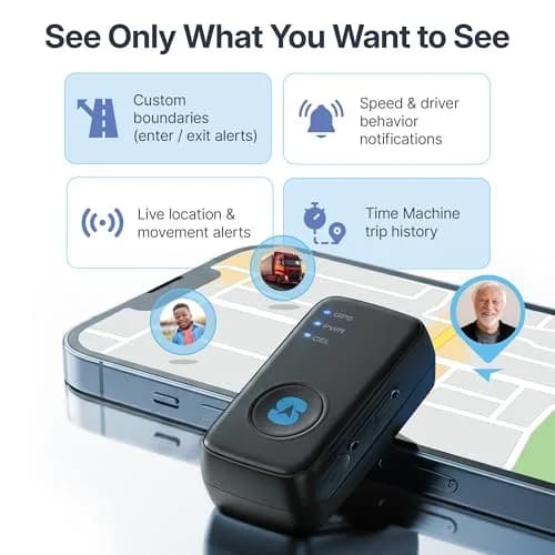 Spy Tec GPS Tracker for Vehicles, Magnetic Case, 1-Month Service Included | Compact, Weatherproof & Global Coverage thumbnail 2