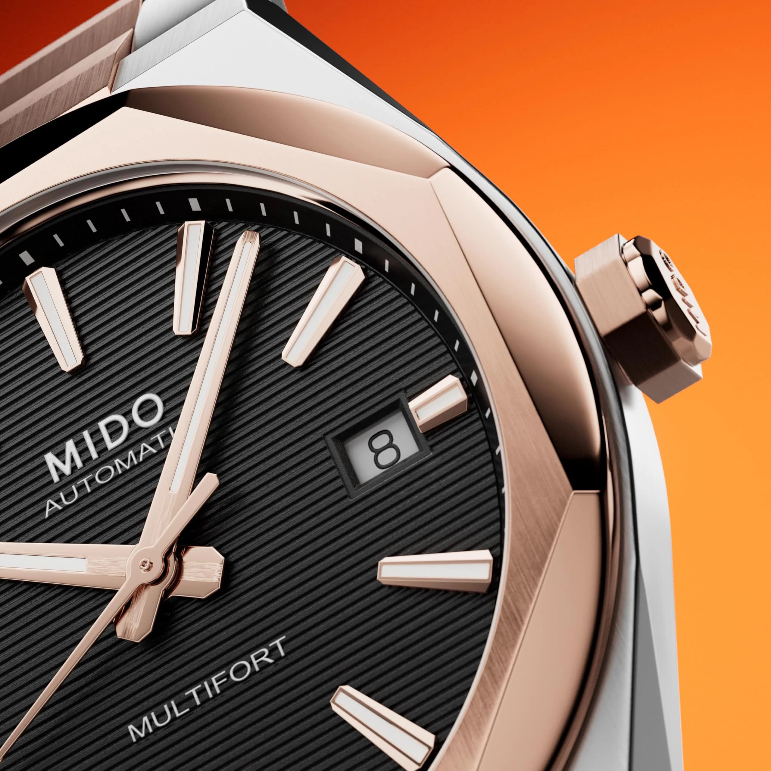 MIDO Multifort 8 One Crown Swiss Automatic Watch 40mm | Elegant & Robust for Men thumbnail 7