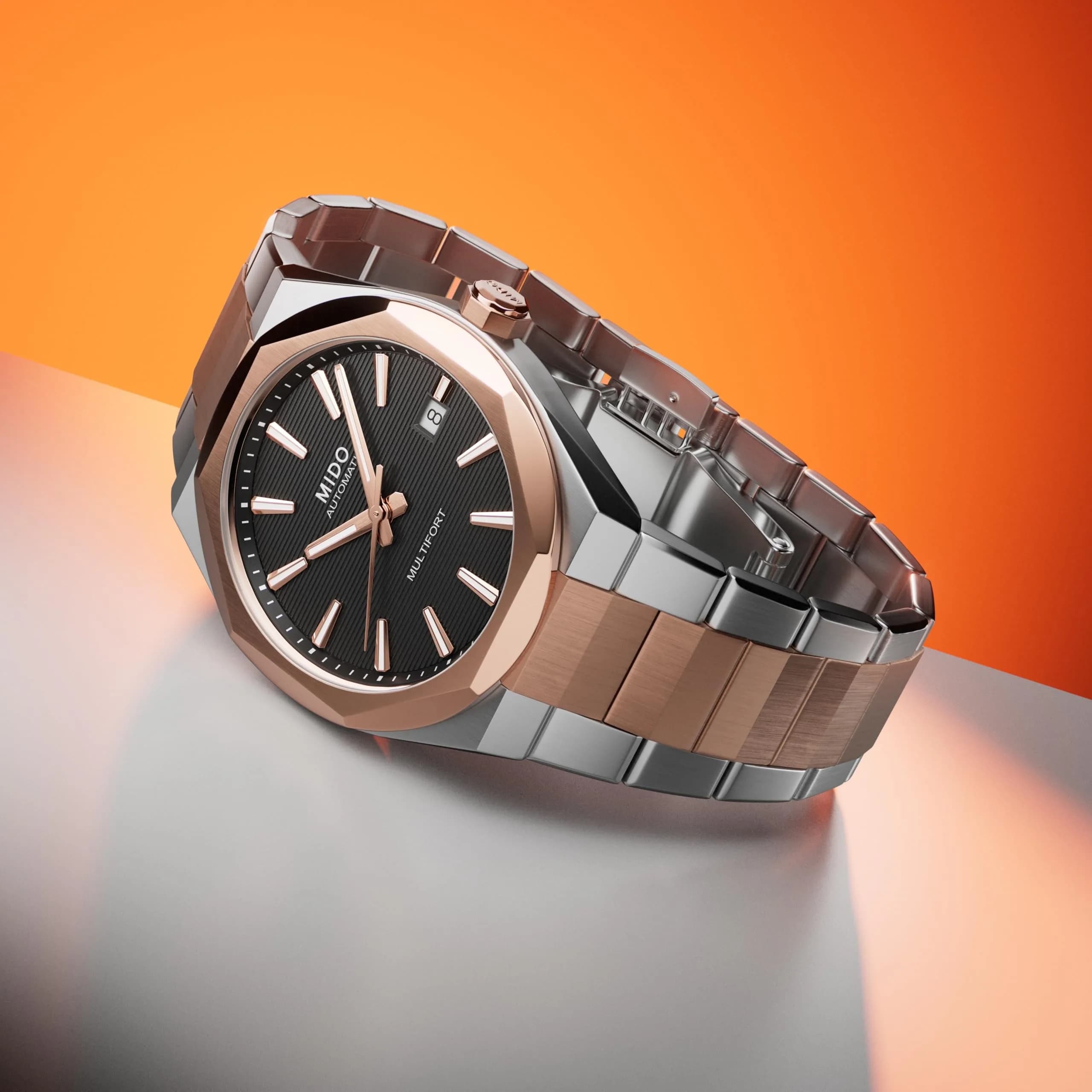 MIDO Multifort 8 One Crown Swiss Automatic Watch 40mm | Elegant & Robust for Men thumbnail 8