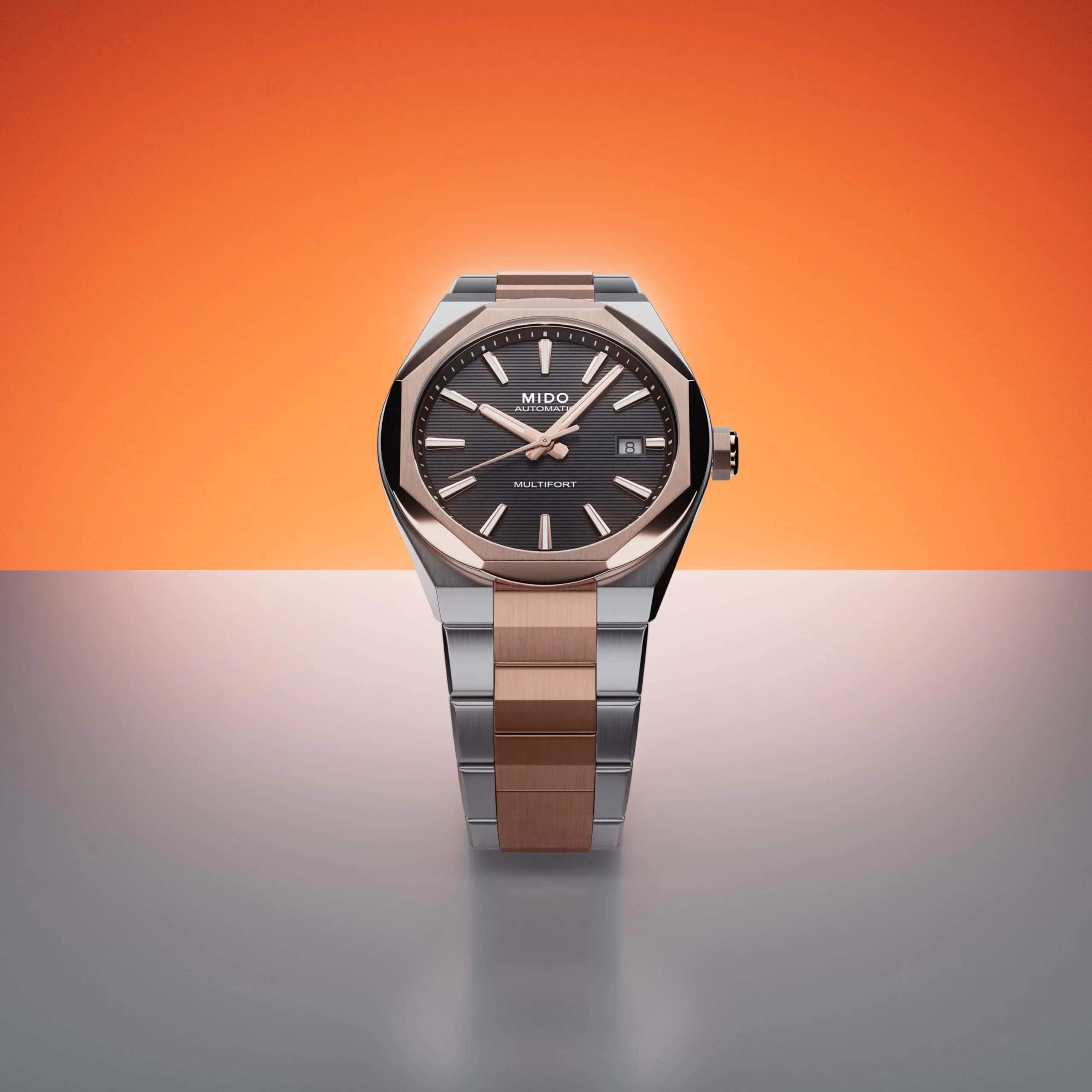 MIDO Multifort 8 One Crown Swiss Automatic Watch 40mm | Elegant & Robust for Men thumbnail 2