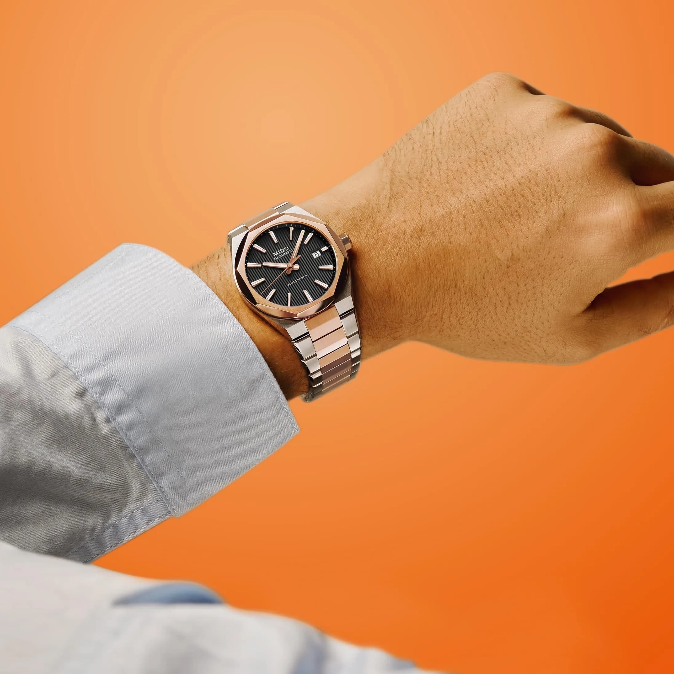 MIDO Multifort 8 One Crown Swiss Automatic Watch 40mm | Elegant & Robust for Men thumbnail 3