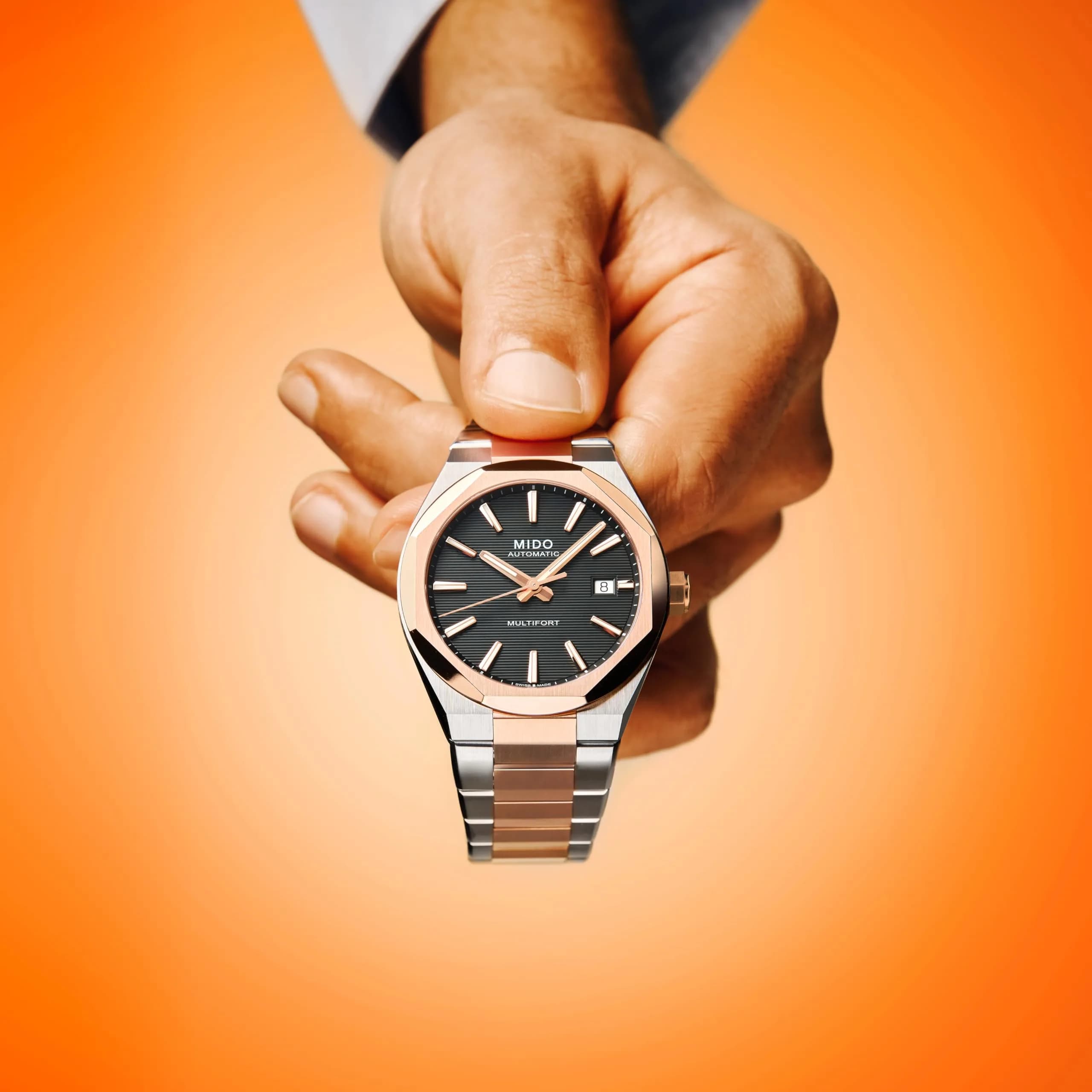 MIDO Multifort 8 One Crown Swiss Automatic Watch 40mm | Elegant & Robust for Men thumbnail 4