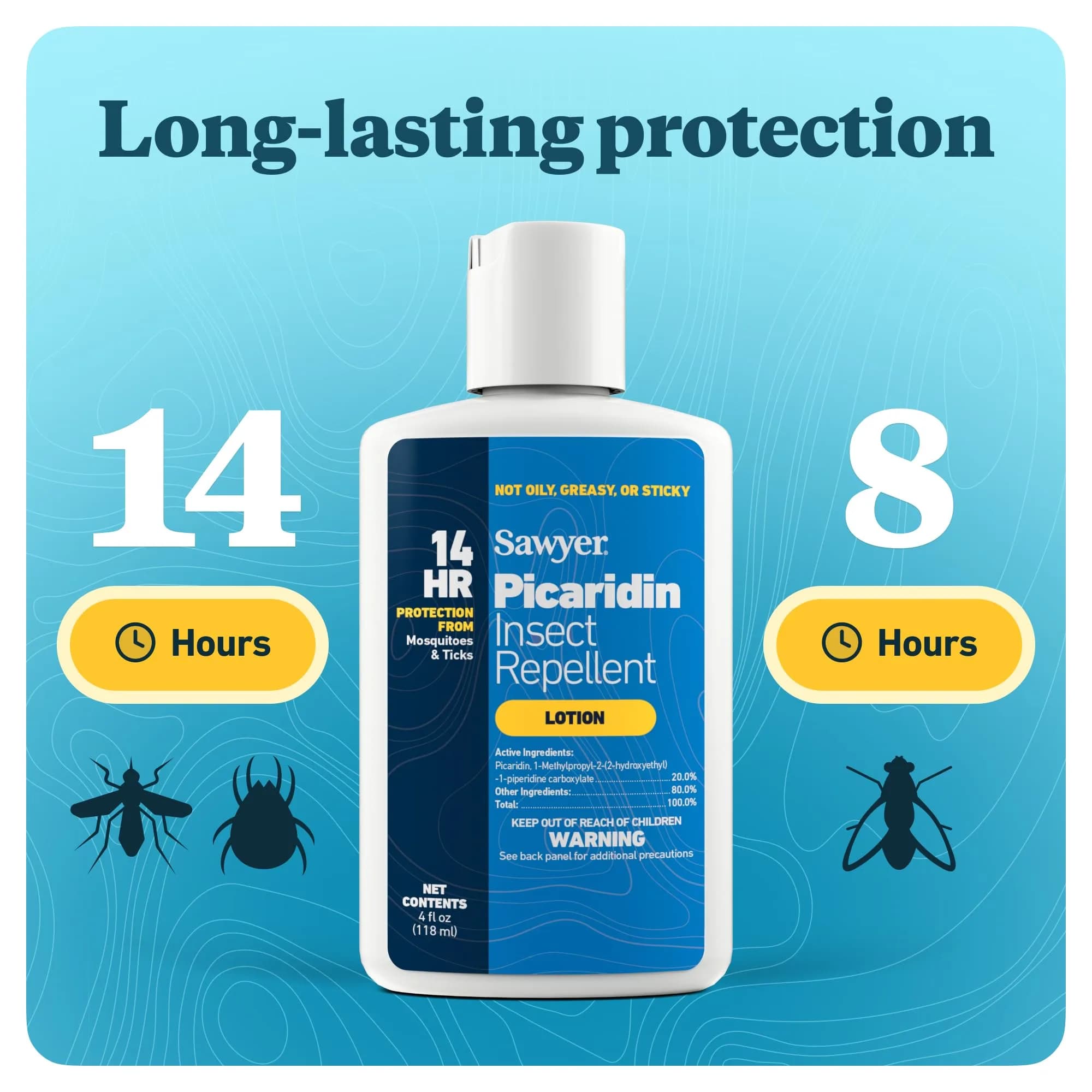 Sawyer Products Picaridin Insect Repellent Lotion 3 Fl Oz (89ml) | USA-Sourced Protection Against Ticks & Mosquitoes thumbnail 4