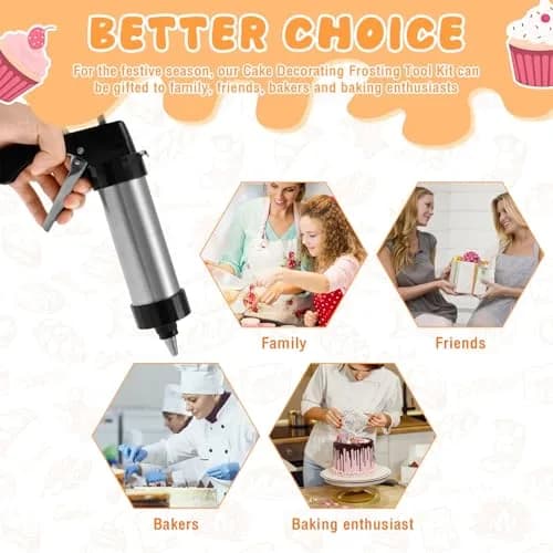 bigjvbfv Churro Maker Machine with 3 Tips & Filling Bag | Stainless Steel, Black (22x15x5.6 cm) thumbnail 8