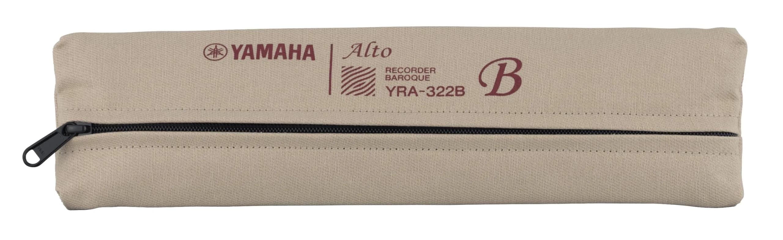 Yamaha YRA-322B Alto Recorder in F, Baroque Fingering, Double Holes, Simulated Rosewood Finish (1 Piece) thumbnail 2
