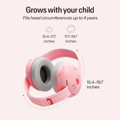 Alpine Muffy Baby Ear Muffs Noise Protection for Toddlers | 23 dB SNR (114g) thumbnail 4