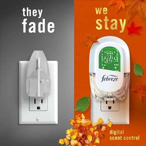 Febreze Fade Defy Plug Air Freshener Refill, Crisp Fall Breeze Scent, 3.5 Fl Oz (103ml) | Lasts 50 Days on Low thumbnail 5