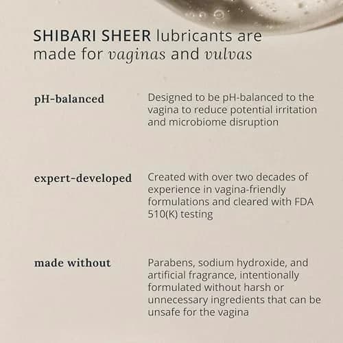 Shibari Water Based Aloe Lube, Personal Lubricant 237ml (8 Fl Oz) | Hydrating Glide with Aloe & Hyaluronic Acid thumbnail 3