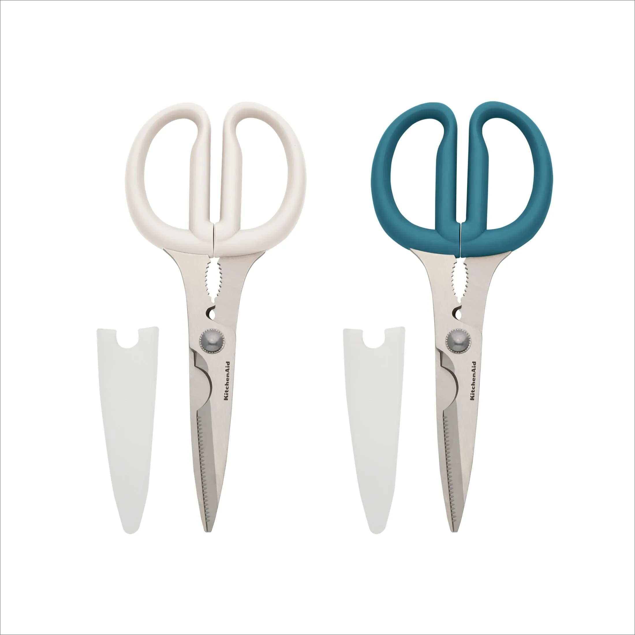 KitchenAid Multipurpose Shear Set with Nutcracker & Bottle Opener, 2-Piece, 31.8 cm (12.63 inches) | Versatile Kitchen & Household Scissors