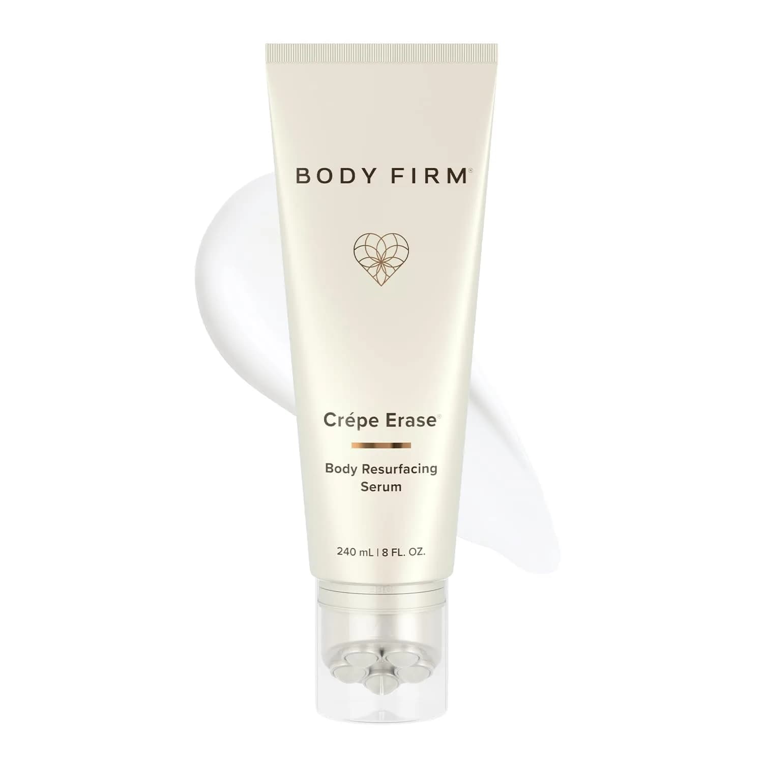 Crepe Erase AHA/BHA Body Resurfacing Serum, 8 Fl Oz | Gentle Exfoliation for Radiant Skin - main product image