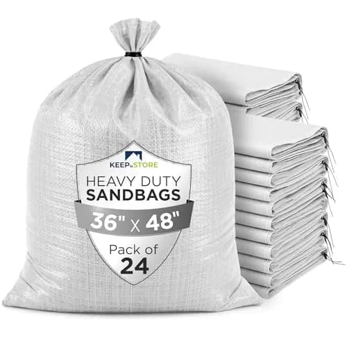 Keep N Store Heavy Duty Sand Bags Pack of 24 | Flood Control & Utility (70-120 chars) thumbnail 1