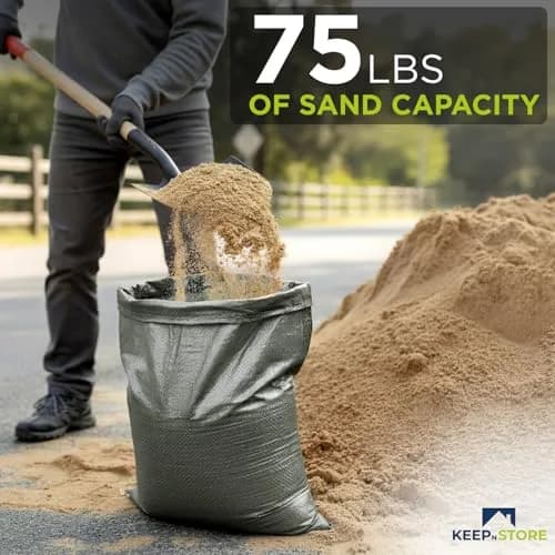 Keep N Store Heavy Duty Sand Bags Pack of 6 | Flood Control & Weight Stabilization (70-120 chars) thumbnail 4