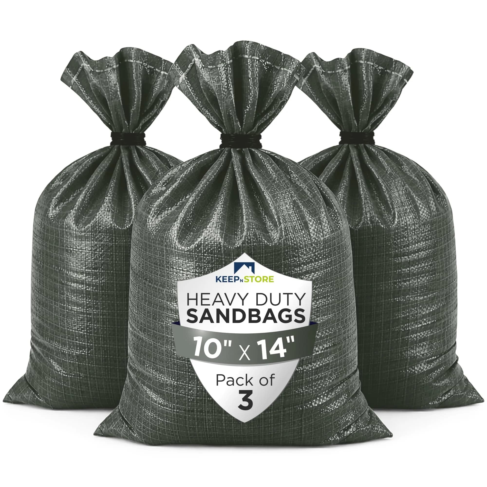 Keep N Store Heavy Duty Sand Bags Pack of 3 | Flood Control & Heavy Load Stabilization - main product image