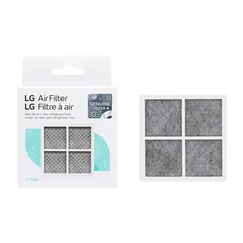 LG LT1000P2 & LT120F 2-Pack Bundle | Replacement Refrigerator Water & Air Filters | 200 Gallon Water Filter Capacity (NSF42, NSF53, NSF401) thumbnail 3
