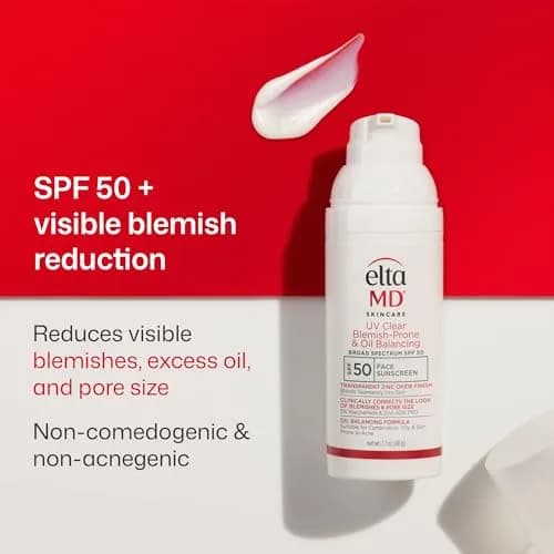 EltaMD UV Clear Blemish-Prone and Oil Balancing SPF 50 Face Sunscreen 50ml (1.7 oz) | Broad Spectrum Protection thumbnail 2
