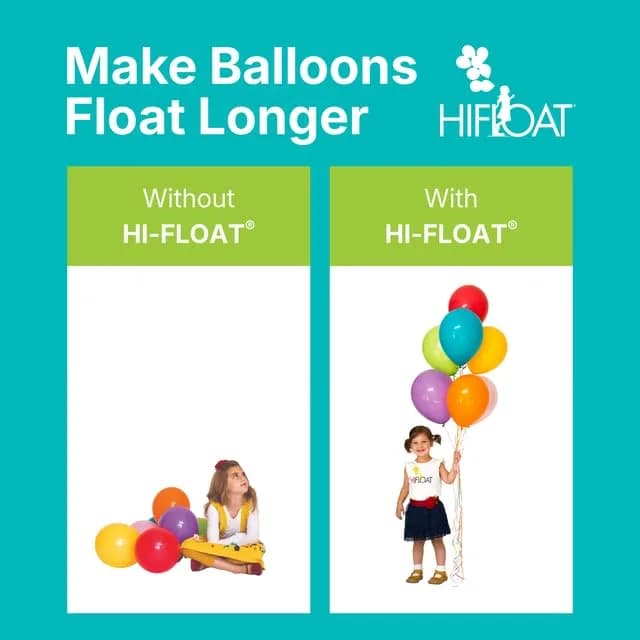 HI-FLOAT Ultra Hi-Float Balloon, 24 oz, Multicolor | Extends Float Time for Celebrations thumbnail 3