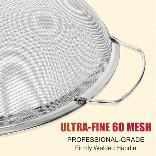 ZHUITU Fine Mesh Paint Strainer 60 Mesh Stainless Steel | Supports Fast, Impurity-Free Painting thumbnail 3