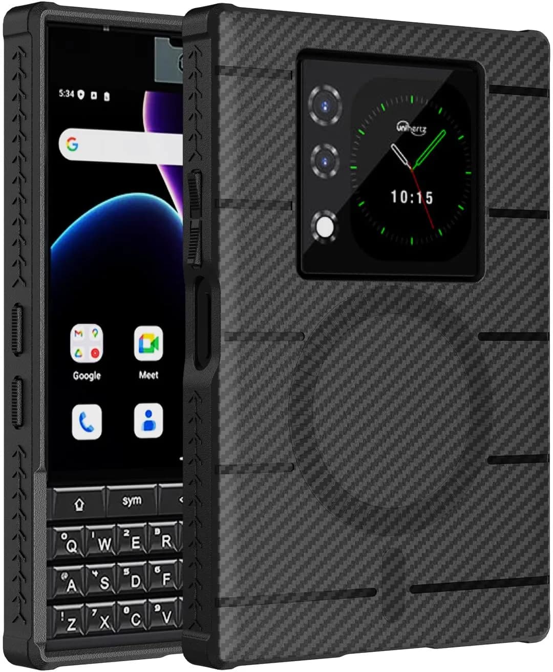 Nakedcellphone Flex Series for Unihertz Titan 2 Phone Case - Carbon Fiber - main product image