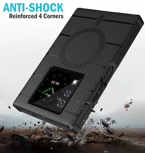 Nakedcellphone Flex Series for Unihertz Titan 2 Phone Case - Carbon Fiber thumbnail 4