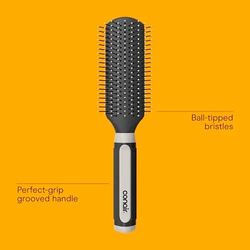 Conair Grip & Shape Styling 3-Pack Hair Brushes | Detangling, Volumizing, Smoothing thumbnail 2