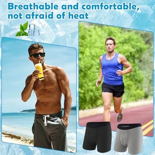 Janmercy Vasectomy Underwear Men Briefs XXL | Supportive Ice Pack Pocket for Recovery thumbnail 7