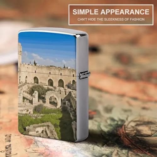 TKJMCSW Israel at The Tower of David Lighter Case Pouch 2.2 x 1.5 in Copper | Scratch & Drop Resistant thumbnail 6