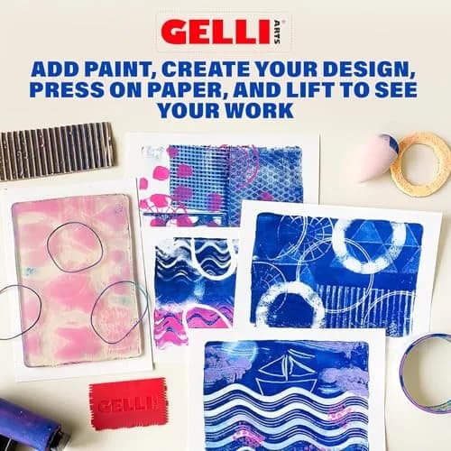 Gelli Arts Gel Printing Plate 4" x 6" | Monoprinting Made Simple for Mixed Media Art thumbnail 5