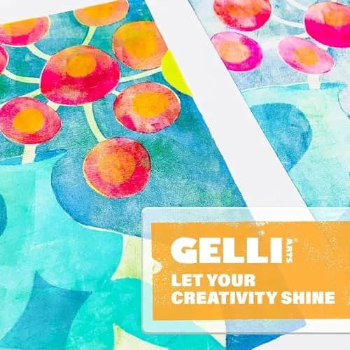 Gelli Arts 12" Round Gel Printing Plate | Monoprinting Made Simple thumbnail 6