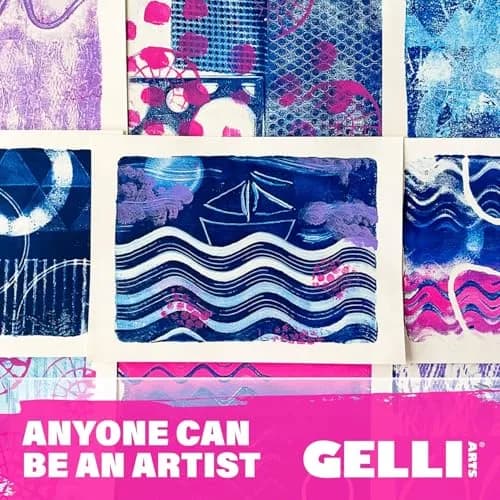 Gelli Arts 12" Round Gel Printing Plate | Monoprinting Made Simple thumbnail 2