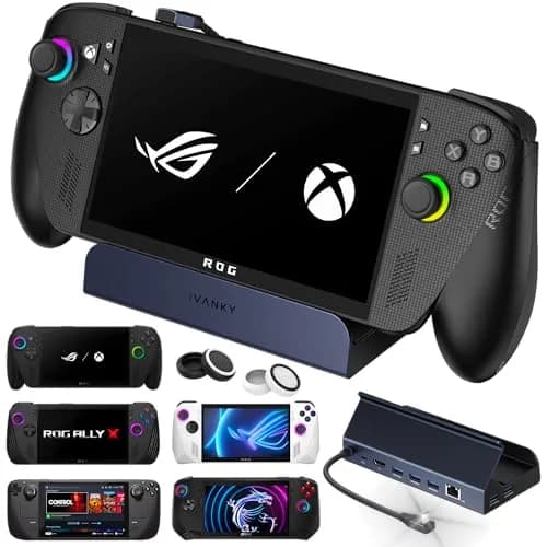 IVANKY 10-in-1 Docking Station for Steam Deck OLED/ASUS ROG Ally X | 4K@144Hz HDMI, 100W Power, Ethernet, USB-A Ports thumbnail 1