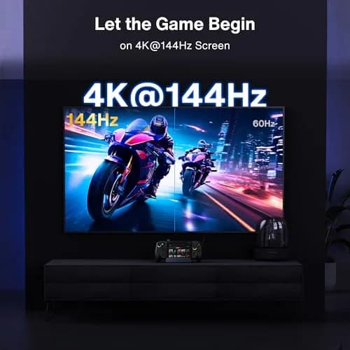 IVANKY 10-in-1 Docking Station for Steam Deck OLED/ASUS ROG Ally X | 4K@144Hz HDMI, 100W Power, Ethernet, USB-A Ports thumbnail 2